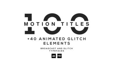 VideoHive 100 Motion Titles 16895435