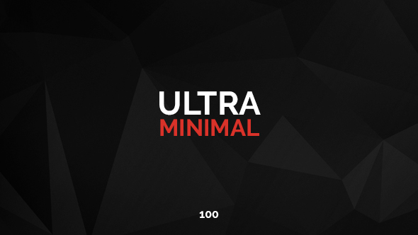 VideoHive 100 Ultra Minimal Titles 17360653