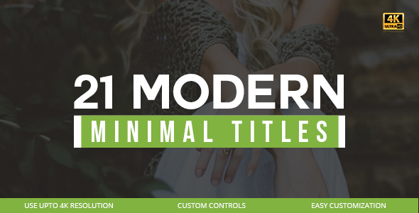 VideoHive 21 Modern Titles 20306047