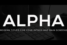 VideoHive Alpha Titles V2 20695760