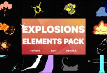 VideoHive Anime Explosion Elements | After Effects 37301741