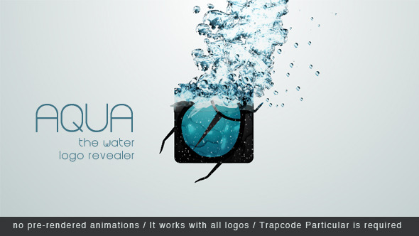 VideoHive Aqua - The Water Logo Revealer 10497696