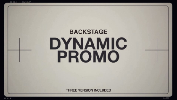 VideoHive Backstage 13881093