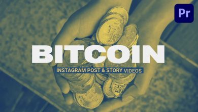 VideoHive Bitcoin Promotion Instagram Mogrt 38012319