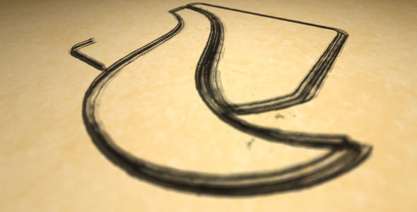 VideoHive Brushed Logo Reveal 4654788