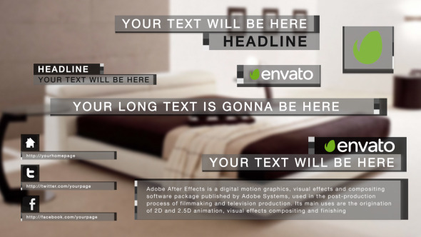 VideoHive Classic Lower Third 6071774