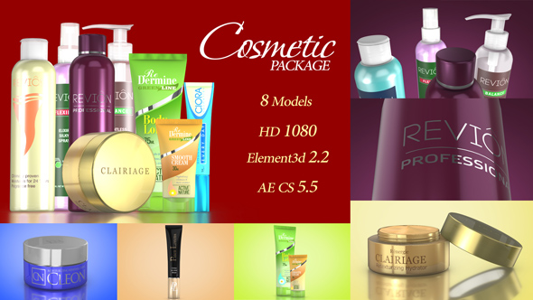 VideoHive Cosmetic Package Template 19190180