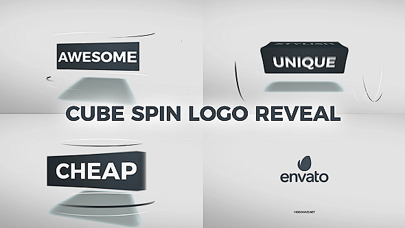 VideoHive Cube Spin Logo Reveal 20925658