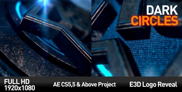 VideoHive Dark Circles Logo Reveal 7513305