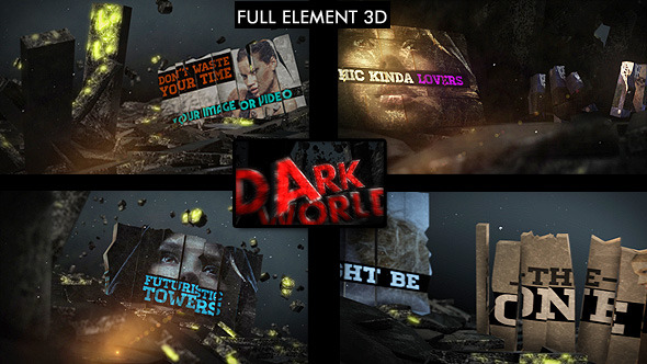 VideoHive Dark World Opener 6286420
