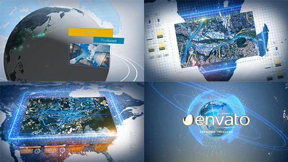 VideoHive Digital Earth Motion Graphics 18998389