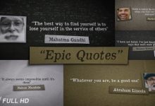 VideoHive Epic Quotes 15949020