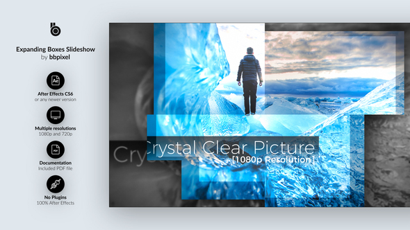 VideoHive Expanding Boxes Slideshow 13431860