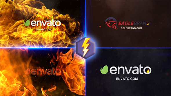 VideoHive Fire Logo 14541396