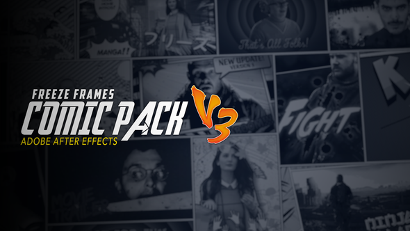 VideoHive Freeze Frames: Comic Pack V3 11991512