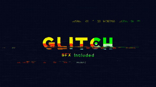 VideoHive Glitch Logo Opener 20795511