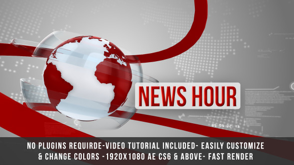 VideoHive Global News Intro Title 13835475