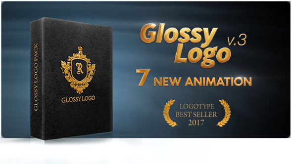 VideoHive Glossy Logo | Reflection Logo Loop 19401103