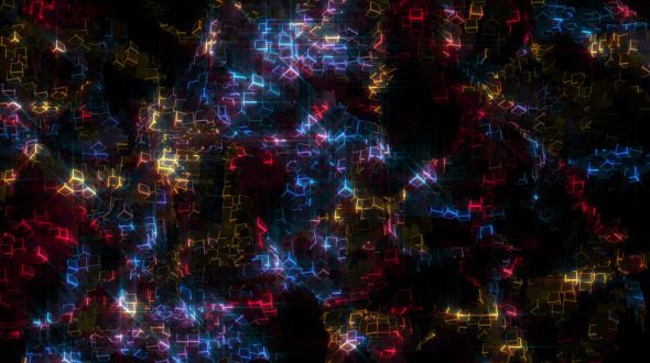 VideoHive Glowing Cubes Particles 8336743