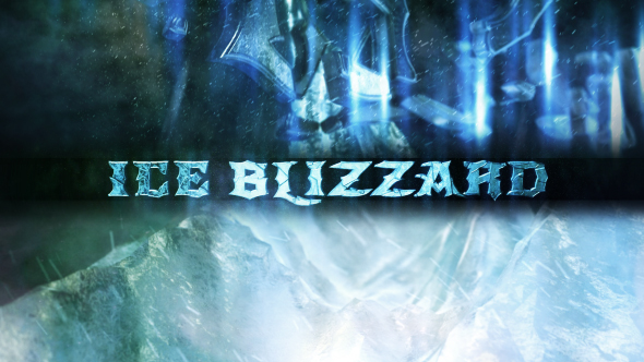 VideoHive Ice Blizzard Logo 16887048