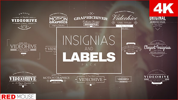 VideoHive Insignias And Labels Pack 16849918