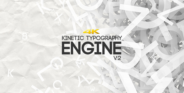 VideoHive Kinetic Typography Engine V2 4K 15751421