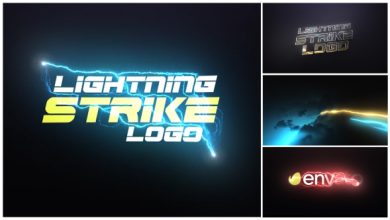 VideoHive Lightning Strike Logo 20313997