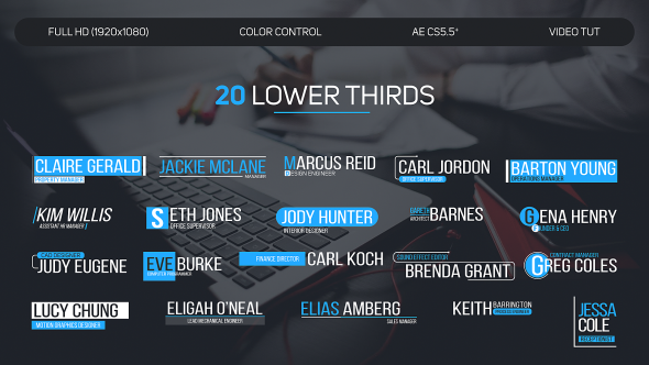 VideoHive Lower Thirds 19969896