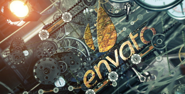 VideoHive Mechanical Logo Reveal 3883817