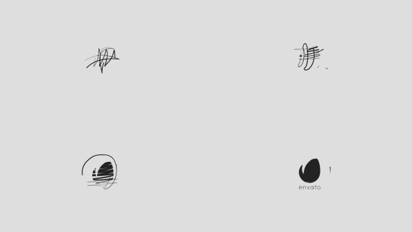 VideoHive Minimal Drawing Logo 20313397