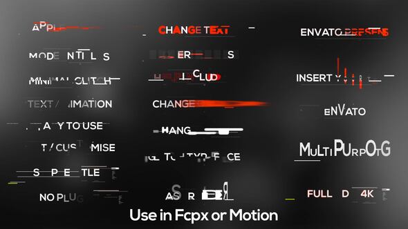 VideoHive Minimal Modern Glitch Titles 18688842
