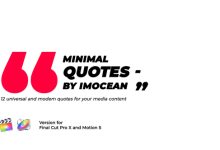 VideoHive Minimal Quotes | FCPX 38006349