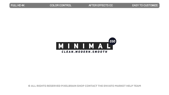 VideoHive Minimal Titles II 19917659