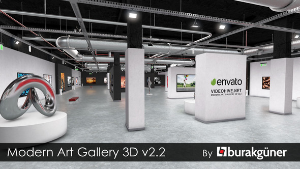 VideoHive Modern Art Gallery 3D v2.2 15929195