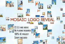 VideoHive Mosaic Logo Reveal | After Effects Template 19756238