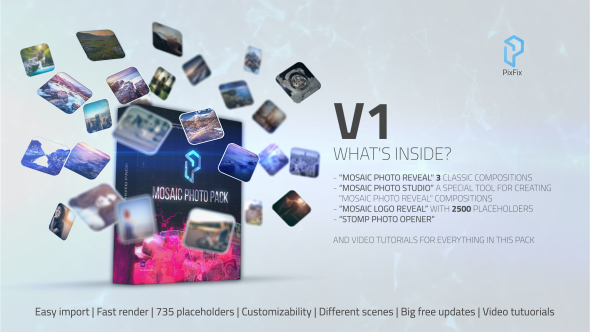 VideoHive Mosaic Photo Pack 20440011
