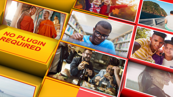 VideoHive Mosaic Rectangle Reveal 20683185