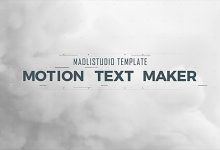 VideoHive Motion Text Maker 18119422