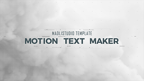 VideoHive Motion Text Maker 18119422
