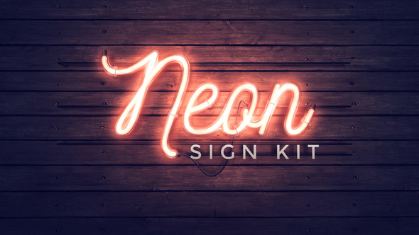 VideoHive Neon Sign Kit V2 11928076