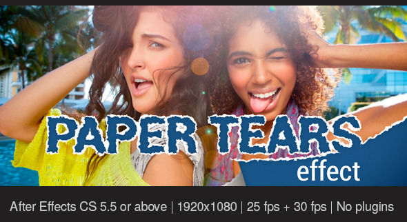 VideoHive Paper Tears 11333428