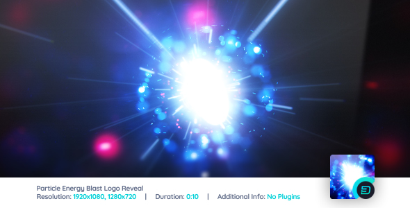 VideoHive Particle Energy Blast Logo Reveal 15864202