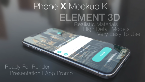 VideoHive Phone X Mockup Kit 20758516