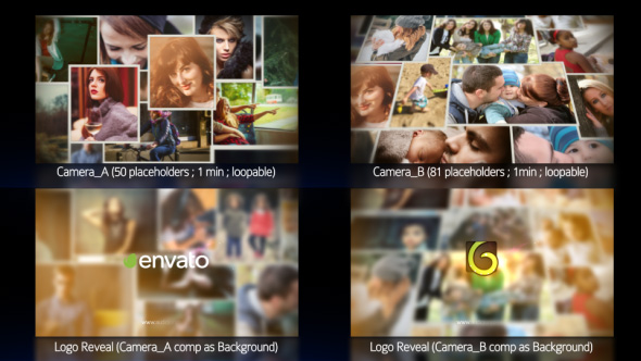 VideoHive Photo Wall - Photos Galaxy 2 16566758