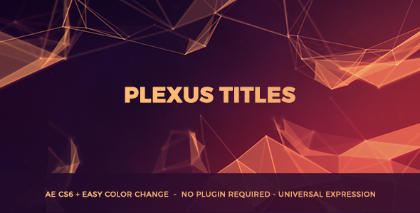 VideoHive Plexus Titles 20234095