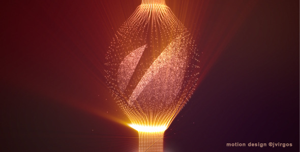 VideoHive Shiny Logo With Elegant Fine Particles 2332405