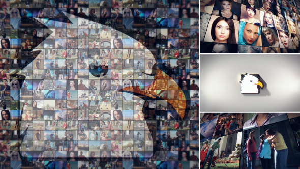 VideoHive Simple Mosaic Logo 20287586