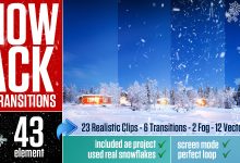 VideoHive Snow Pack with Transitions 9580001