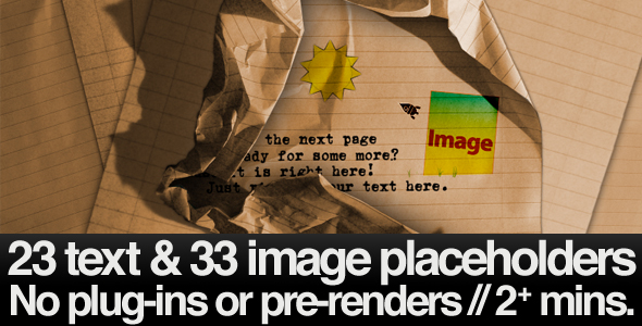 VideoHive Stop Motion School Paper Typewriting 146866