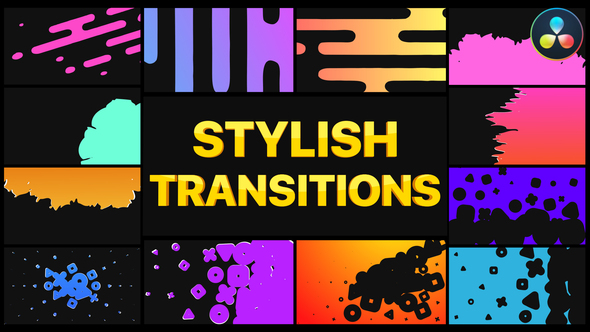 VideoHive Stylish Transitions | DaVinci Resolve 37932483